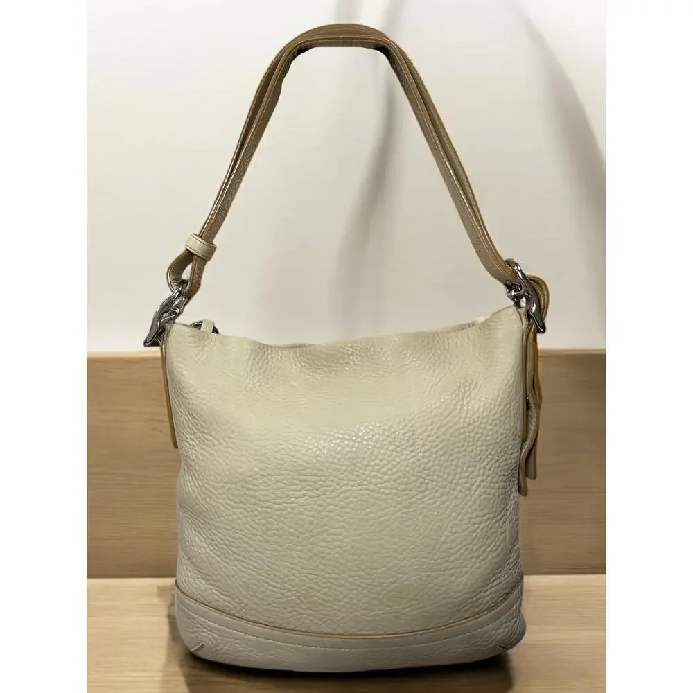 Vintage Coach 1427 Pebble Leather Slim Duffle Bag